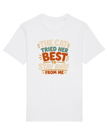 Cu pisici. Funny Cat Owner Humor Design for Cat Lovers and Pet Parents White