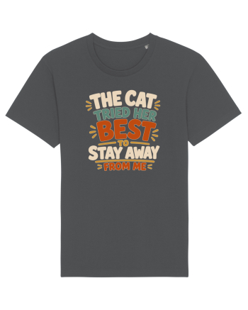 Cu pisici. Funny Cat Owner Humor Design for Cat Lovers and Pet Parents Anthracite