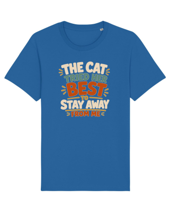 Cu pisici. Funny Cat Owner Humor Design for Cat Lovers and Pet Parents Royal Blue