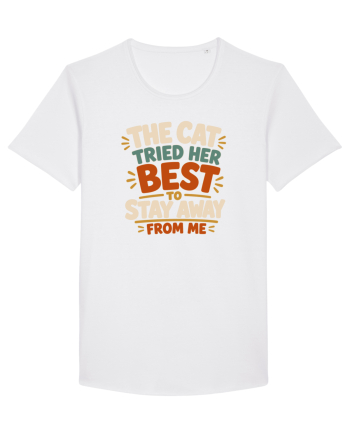Cu pisici. Funny Cat Owner Humor Design for Cat Lovers and Pet Parents White