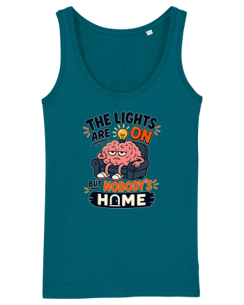 Nu-s acasa. Funny Brain Fog Humor Design for Introverts Office Workers Ocean Depth