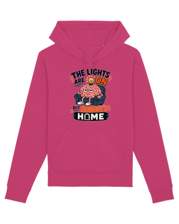 Nu-s acasa. Funny Brain Fog Humor Design for Introverts Office Workers Raspberry