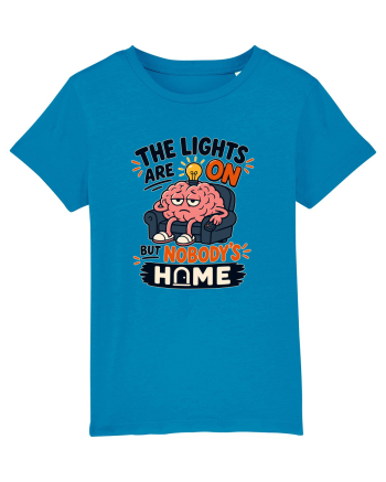 Nu-s acasa. Funny Brain Fog Humor Design for Introverts Office Workers Azur