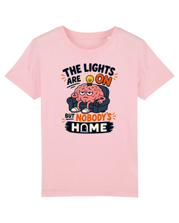 Nu-s acasa. Funny Brain Fog Humor Design for Introverts Office Workers Cotton Pink