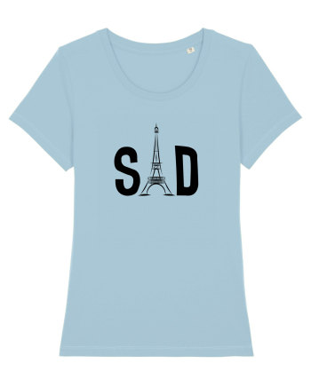 Sad (black) Sky Blue