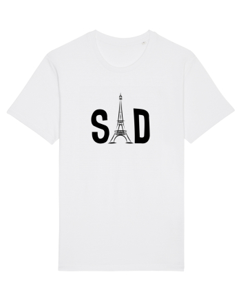 Sad (black) White