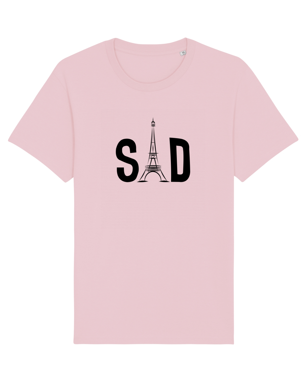 Tricou mânecă scurtă Unisex Rocker Cotton Pink