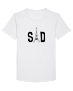 Sad (black) Tricou mânecă scurtă guler larg Bărbat Skater