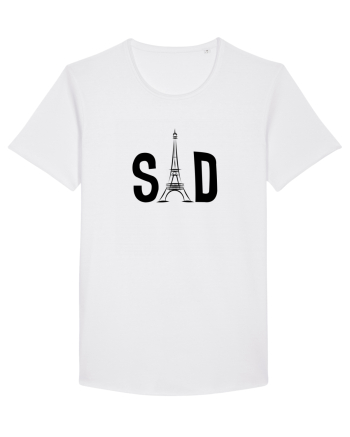 Sad (black) White