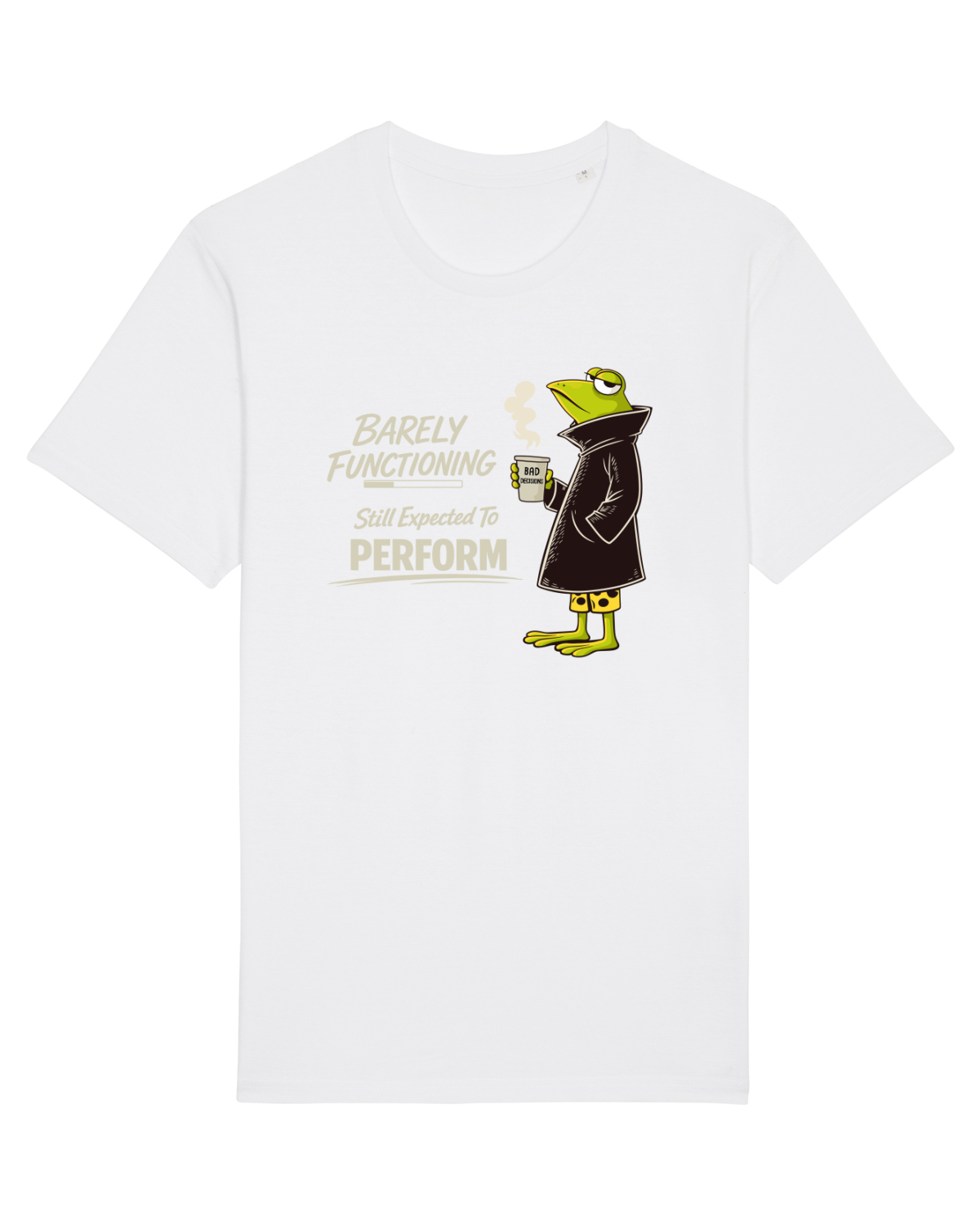 Tricou mânecă scurtă Unisex Rocker White