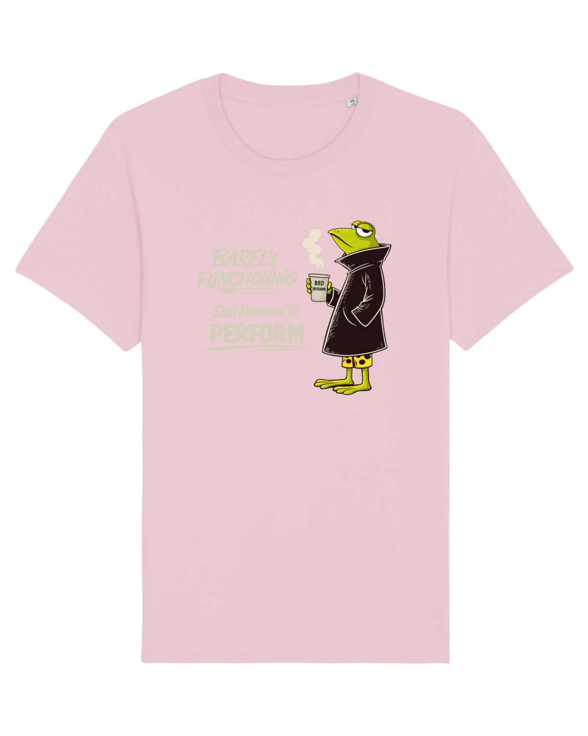 Tricou mânecă scurtă Unisex Rocker Cotton Pink