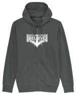 Believe – OZN și Misterele Universului Hanorac cu fermoar Unisex Connector