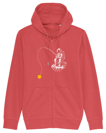 Astronaut Fishing For A Star – Pescuind Printre Stele Carmine Red