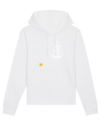 Astronaut Fishing For A Star – Pescuind Printre Stele White