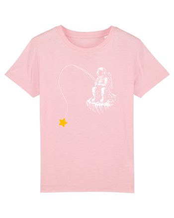 Astronaut Fishing For A Star – Pescuind Printre Stele Cotton Pink