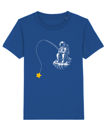 Astronaut Fishing For A Star – Pescuind Printre Stele Majorelle Blue