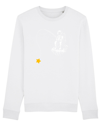 Astronaut Fishing For A Star – Pescuind Printre Stele White
