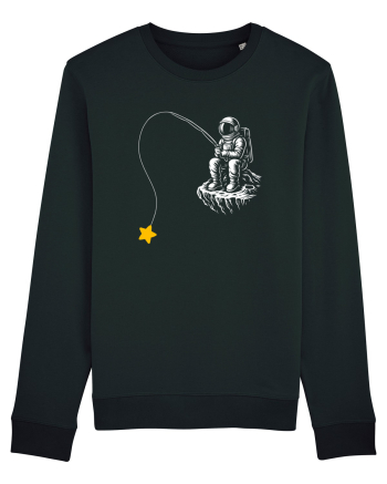 Astronaut Fishing For A Star – Pescuind Printre Stele Bluză mânecă lungă Unisex Rise