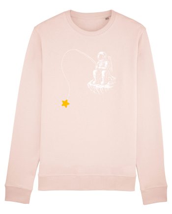 Astronaut Fishing For A Star – Pescuind Printre Stele Candy Pink