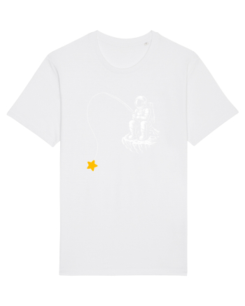 Astronaut Fishing For A Star – Pescuind Printre Stele White