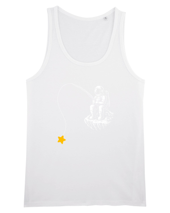 Astronaut Fishing For A Star – Pescuind Printre Stele White