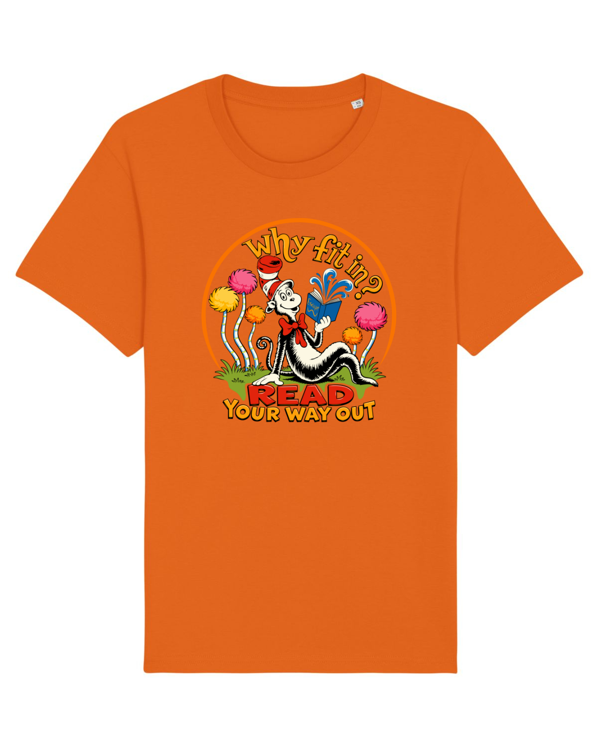 Tricou mânecă scurtă Unisex Rocker Bright Orange