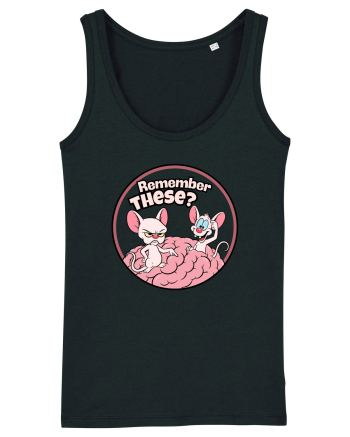 Remember These? Nostalgic Ironic Cartoon Mice Black