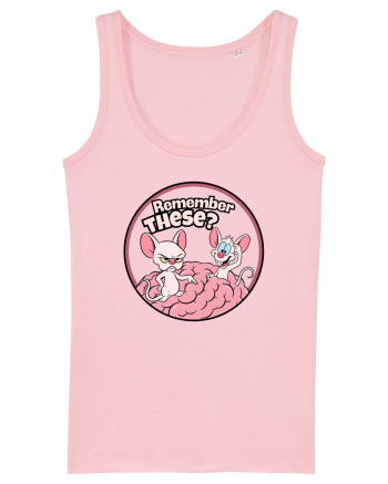 Remember These? Nostalgic Ironic Cartoon Mice Cotton Pink