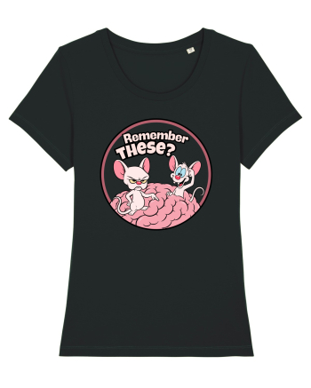 Remember These? Nostalgic Ironic Cartoon Mice Black
