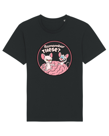 Remember These? Nostalgic Ironic Cartoon Mice Black