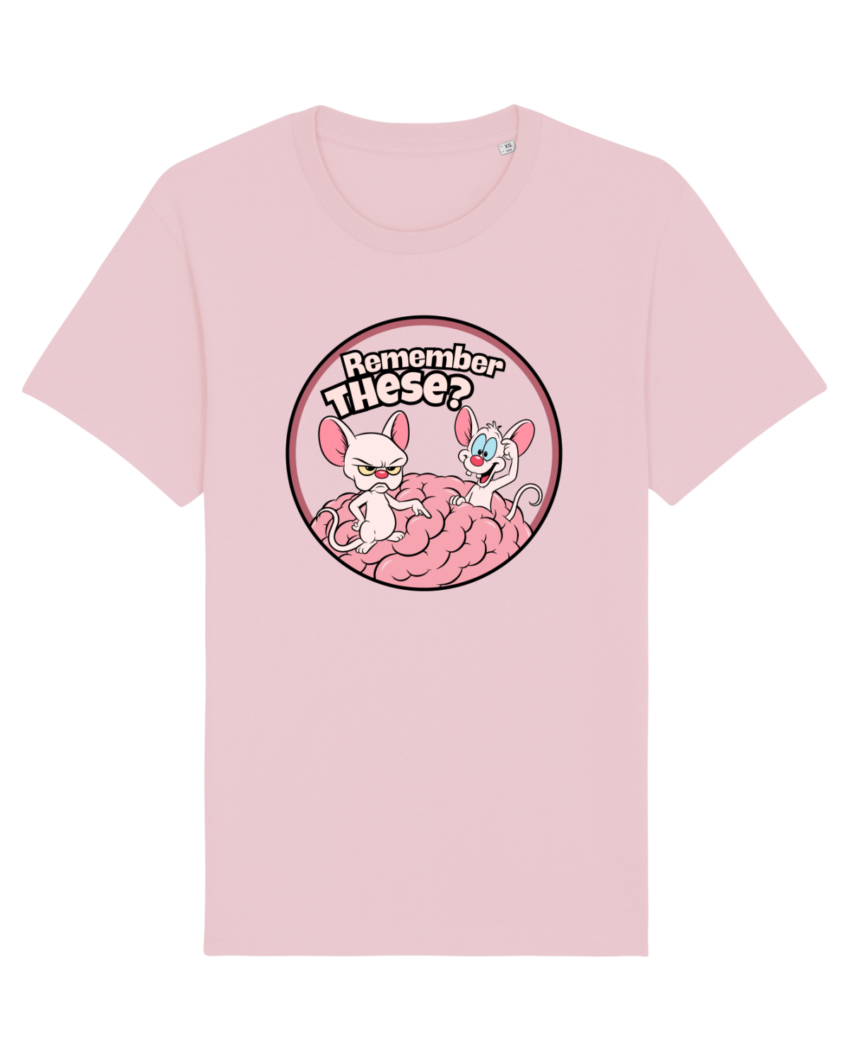 Tricou mânecă scurtă Unisex Rocker Cotton Pink