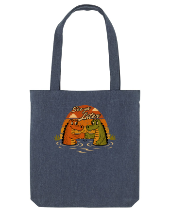 See Ya Later Alligator – Funny Crocodile Friendship Design Midnight Blue