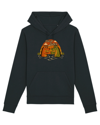See Ya Later Alligator – Funny Crocodile Friendship Design Black