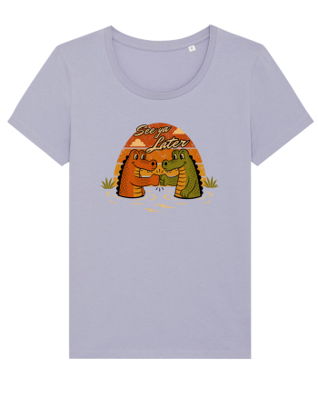 See Ya Later Alligator – Funny Crocodile Friendship Design Lavender