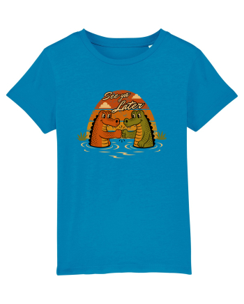 See Ya Later Alligator – Funny Crocodile Friendship Design Azur