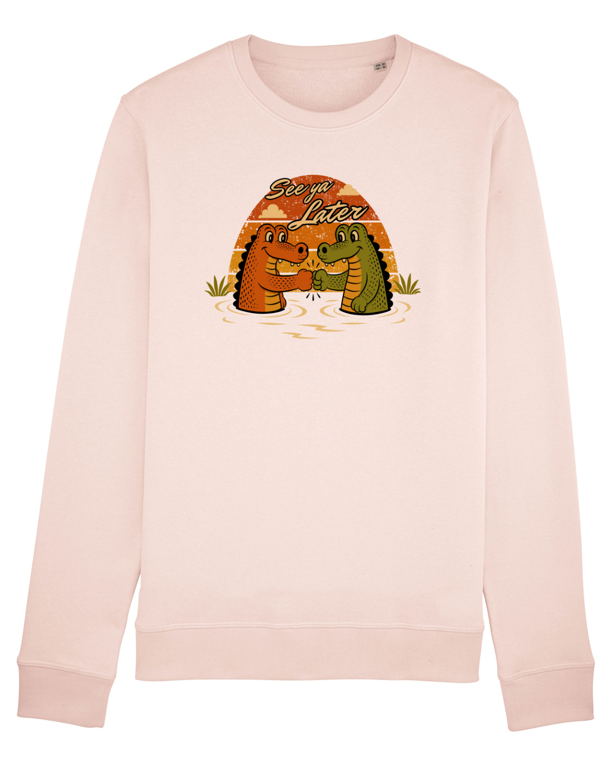 Bluză mânecă lungă Unisex Rise Candy Pink