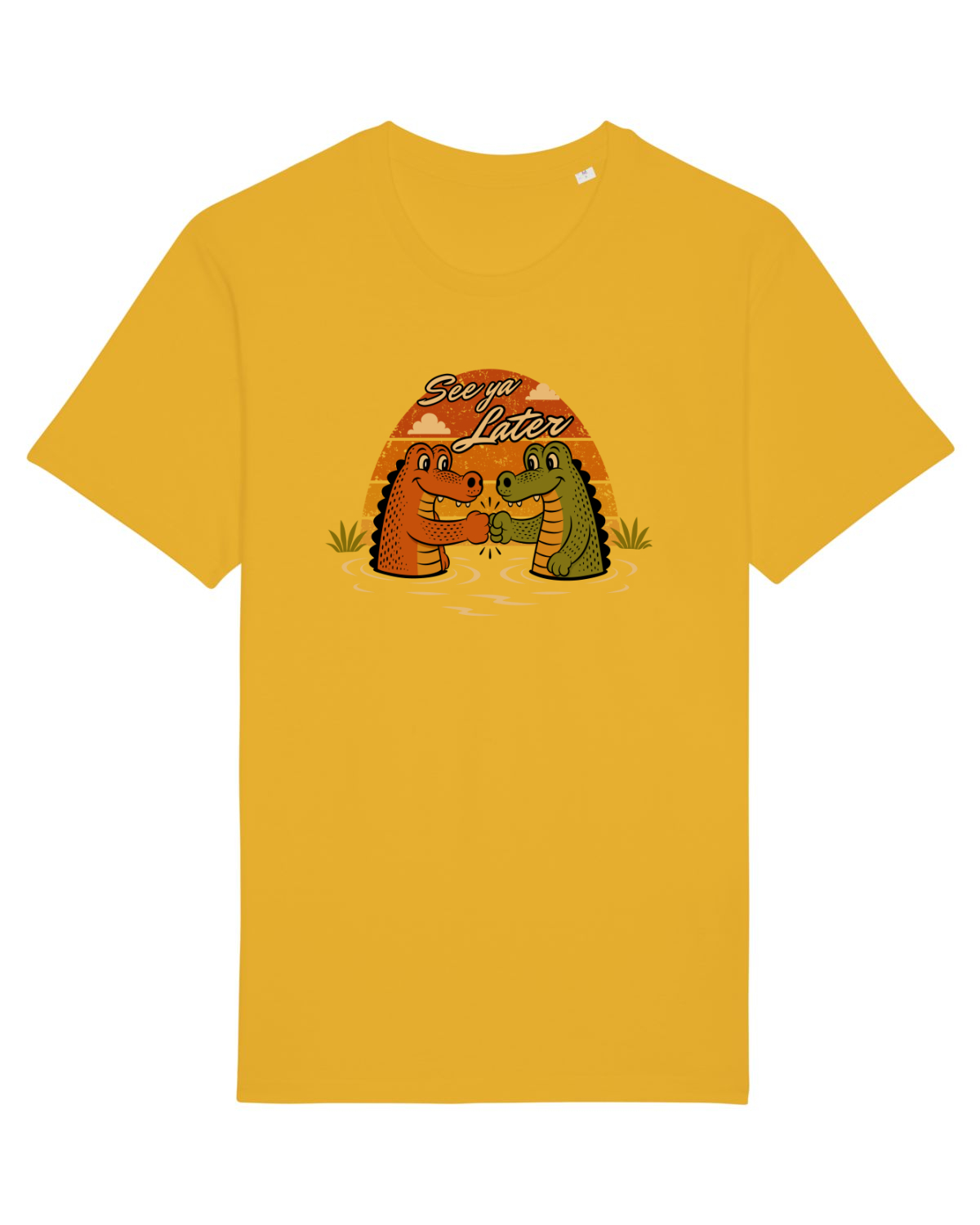 Tricou mânecă scurtă Unisex Rocker Spectra Yellow