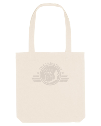 Talk To The Hand – Funny Bunny Design Natural