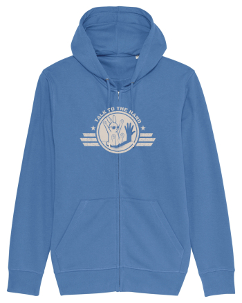 Talk To The Hand – Funny Bunny Design Bright Blue