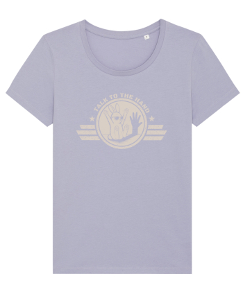 Talk To The Hand – Funny Bunny Design Lavender