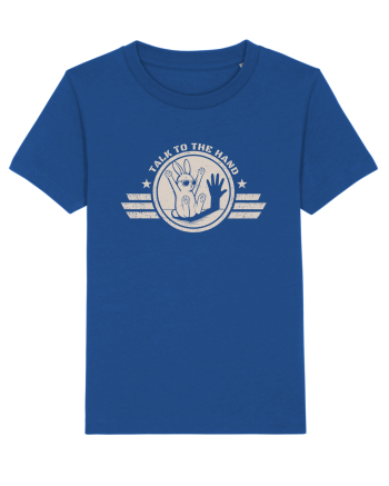 Talk To The Hand – Funny Bunny Design Majorelle Blue