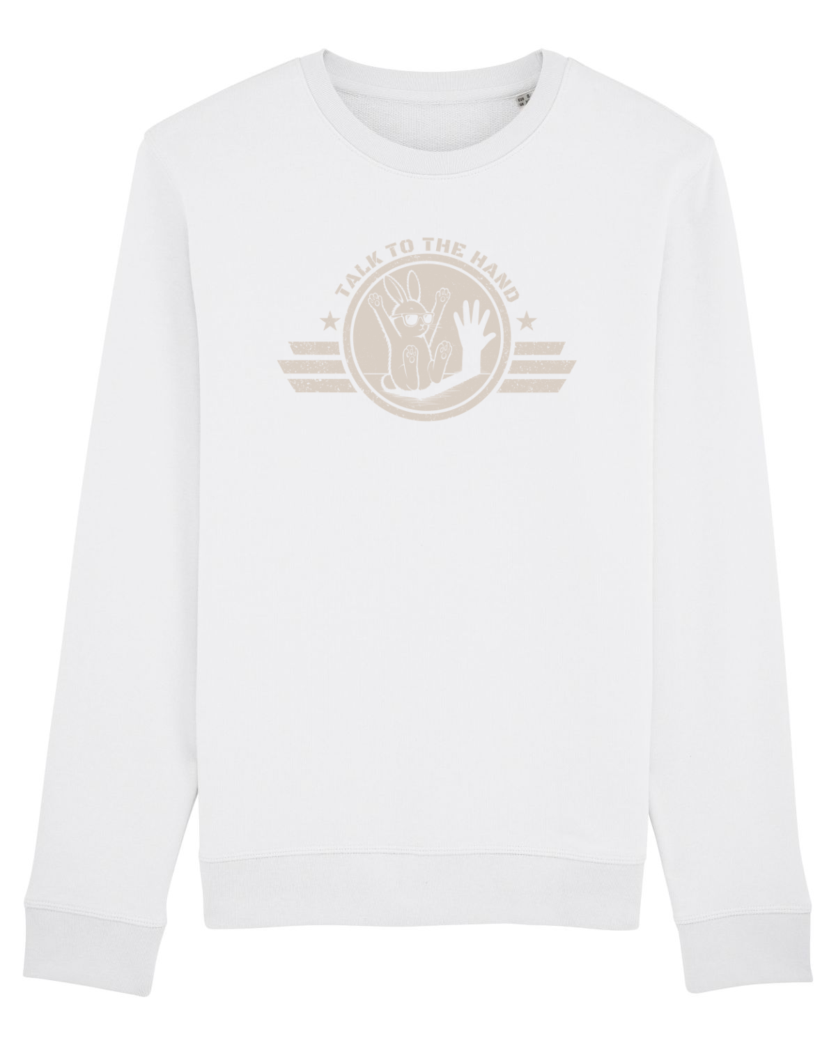 Bluză mânecă lungă Unisex Rise White