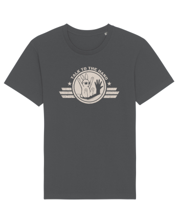 Talk To The Hand – Funny Bunny Design Anthracite