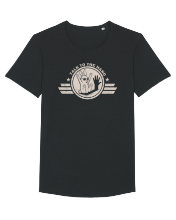 Talk To The Hand – Funny Bunny Design Black