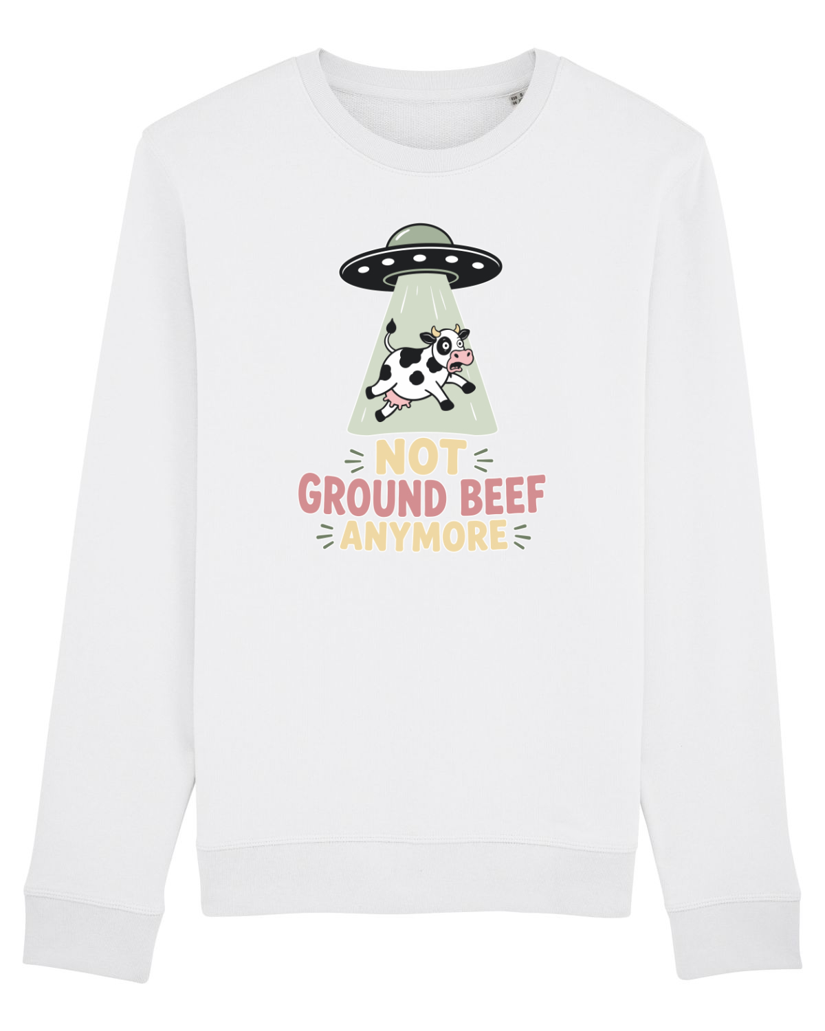 Bluză mânecă lungă Unisex Rise White