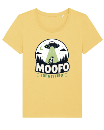 Moofo Identified Funny UFO Cow Alien Abduction Retro Sci Fi Humor Jojoba