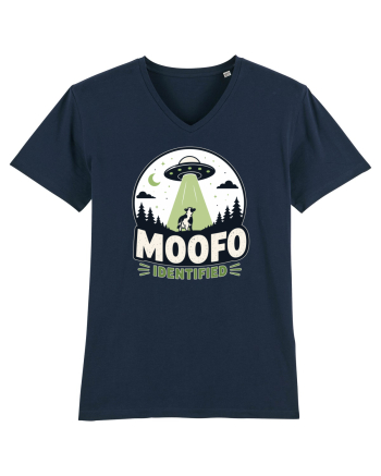 Moofo Identified Funny UFO Cow Alien Abduction Retro Sci Fi Humor French Navy