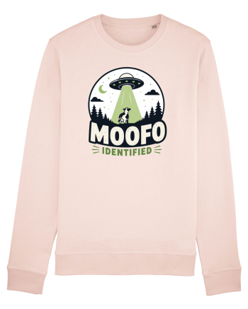 Moofo Identified Funny UFO Cow Alien Abduction Retro Sci Fi Humor Candy Pink