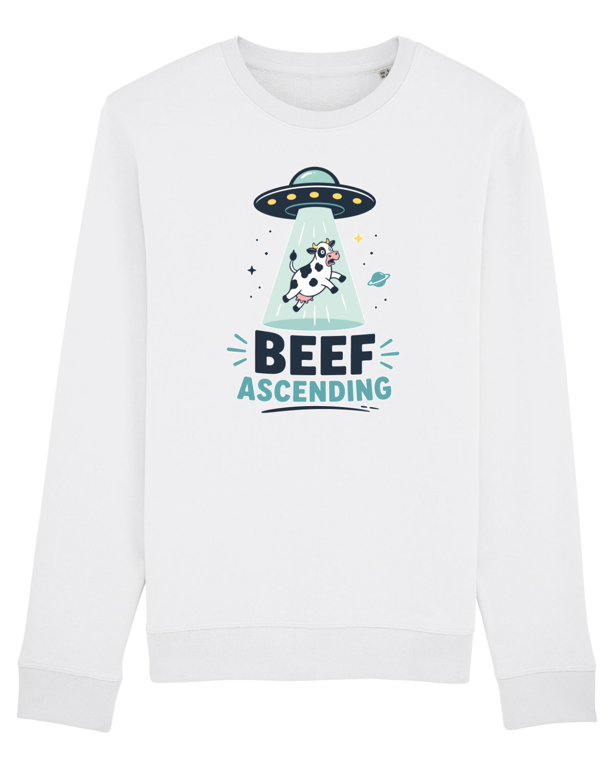 Bluză mânecă lungă Unisex Rise White