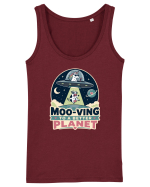 Ma mut pe alta planeta. Moo-Ving To A Better Planet Funny Unicorn UFO Cow Maiou Damă Dreamer